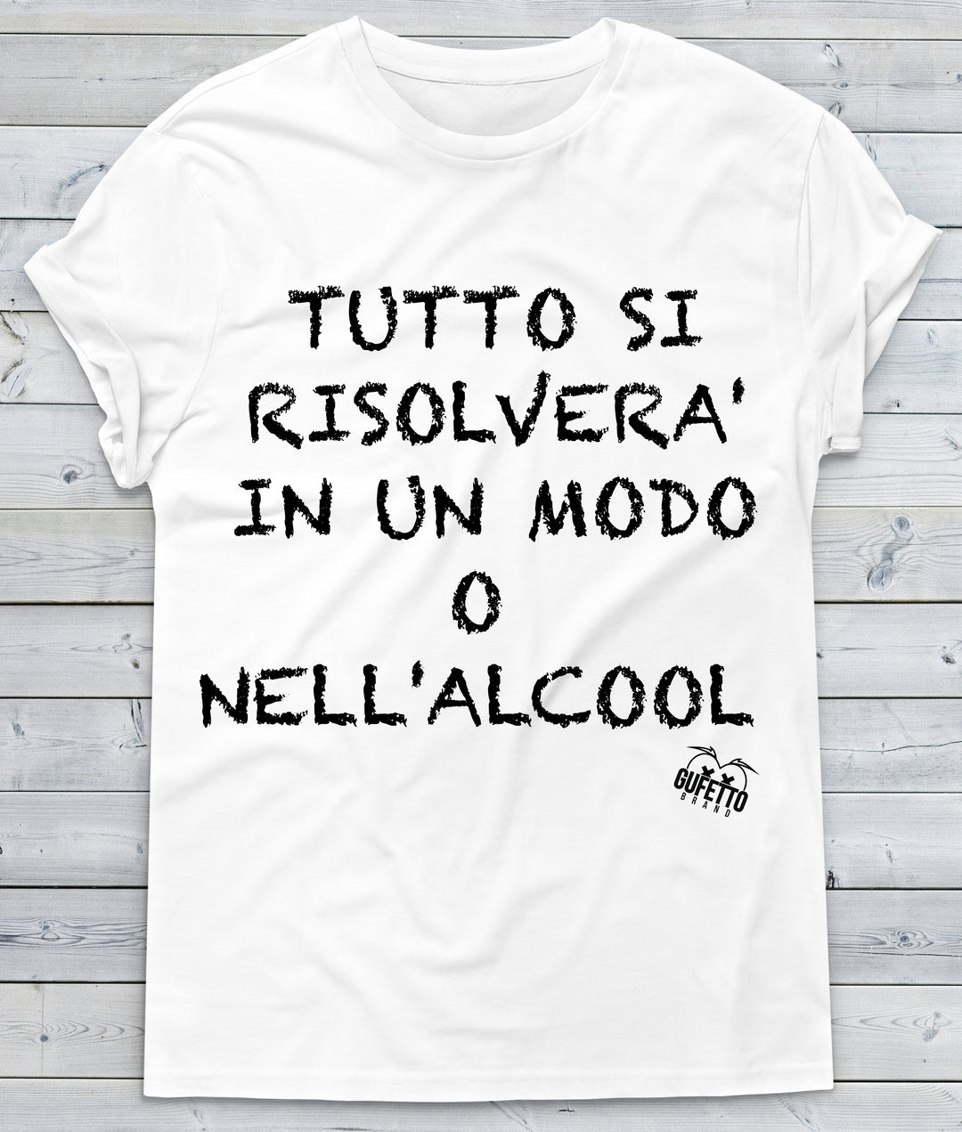 T-shirt Uomo  TUTTO ( K204 ) - Gufetto Brand 