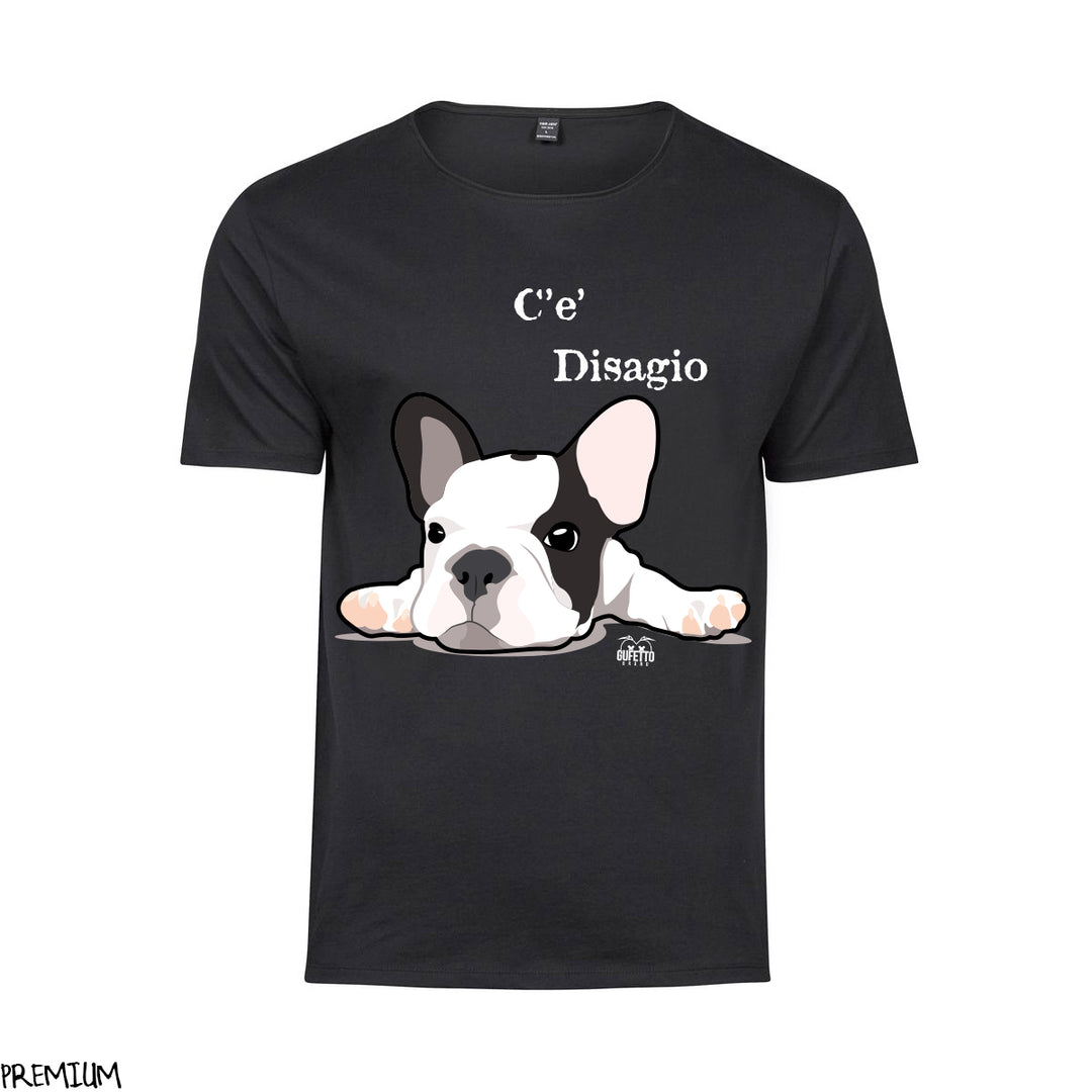 T-shirt Uomo C'è Disagio ( Z365 ) - Gufetto Brand 