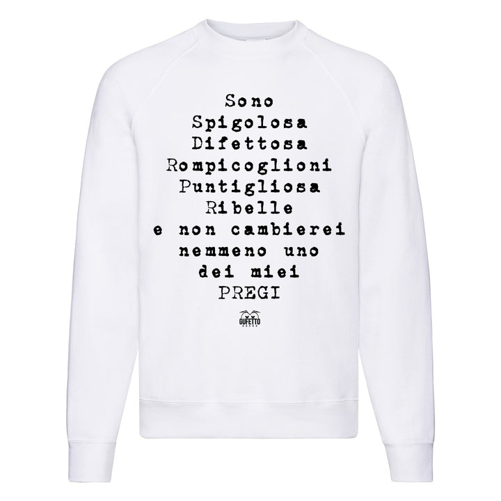 Felpa Classic Donna Spigolosa ( O504 ) - Gufetto Brand 
