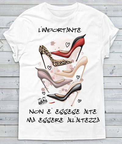 T-shirt Donna Altezza New ( C458 ) - Gufetto Brand 