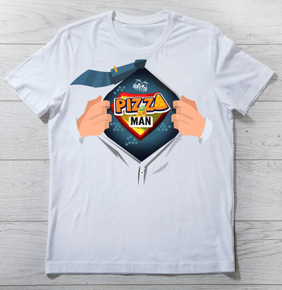 T-shirt Uomo PIZZA ( U8731 ) - Gufetto Brand 