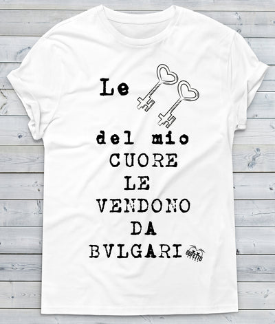 T-shirt Donna Le Chiavi - Gufetto Brand 