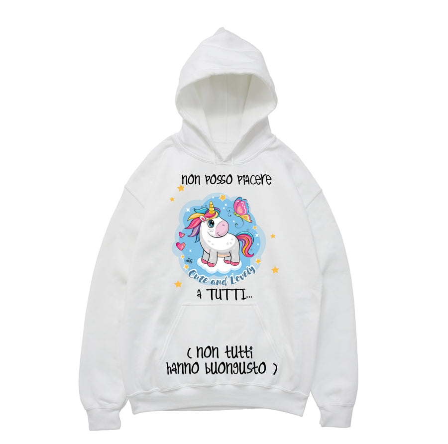 Felpa donna Non Posso ( C958 ) - Gufetto Brand 