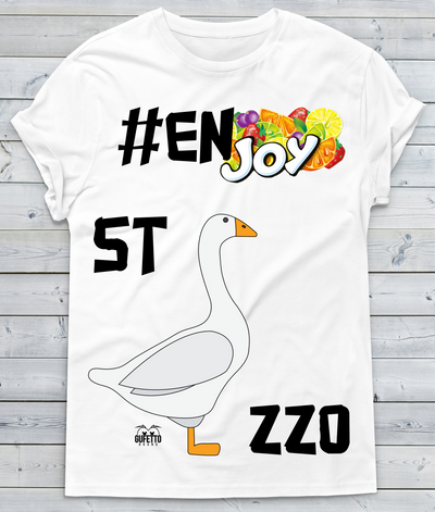 T-shirt Donna #ENJOY - Gufetto Brand 