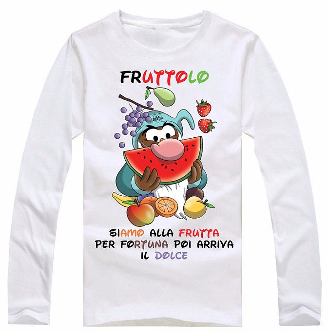 T-shirt Uomo I 7 Nani del dopo Pranzo FRUTTOLO ( F70429 ) - Gufetto Brand 