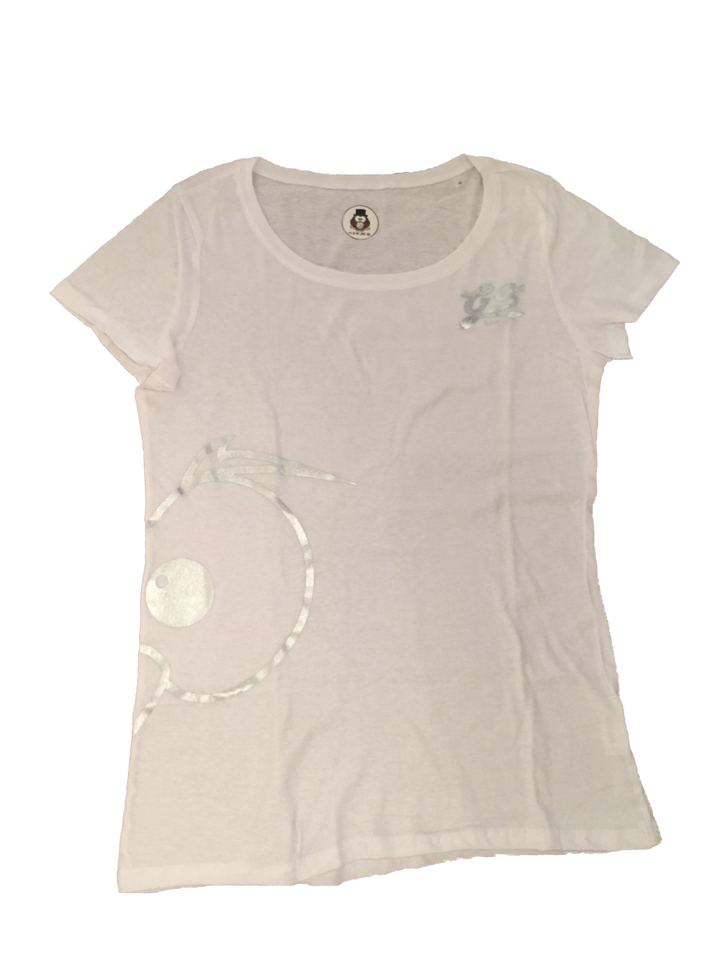 T-shirt Luxury One Uomo Occhi Argento - Gufetto Brand 