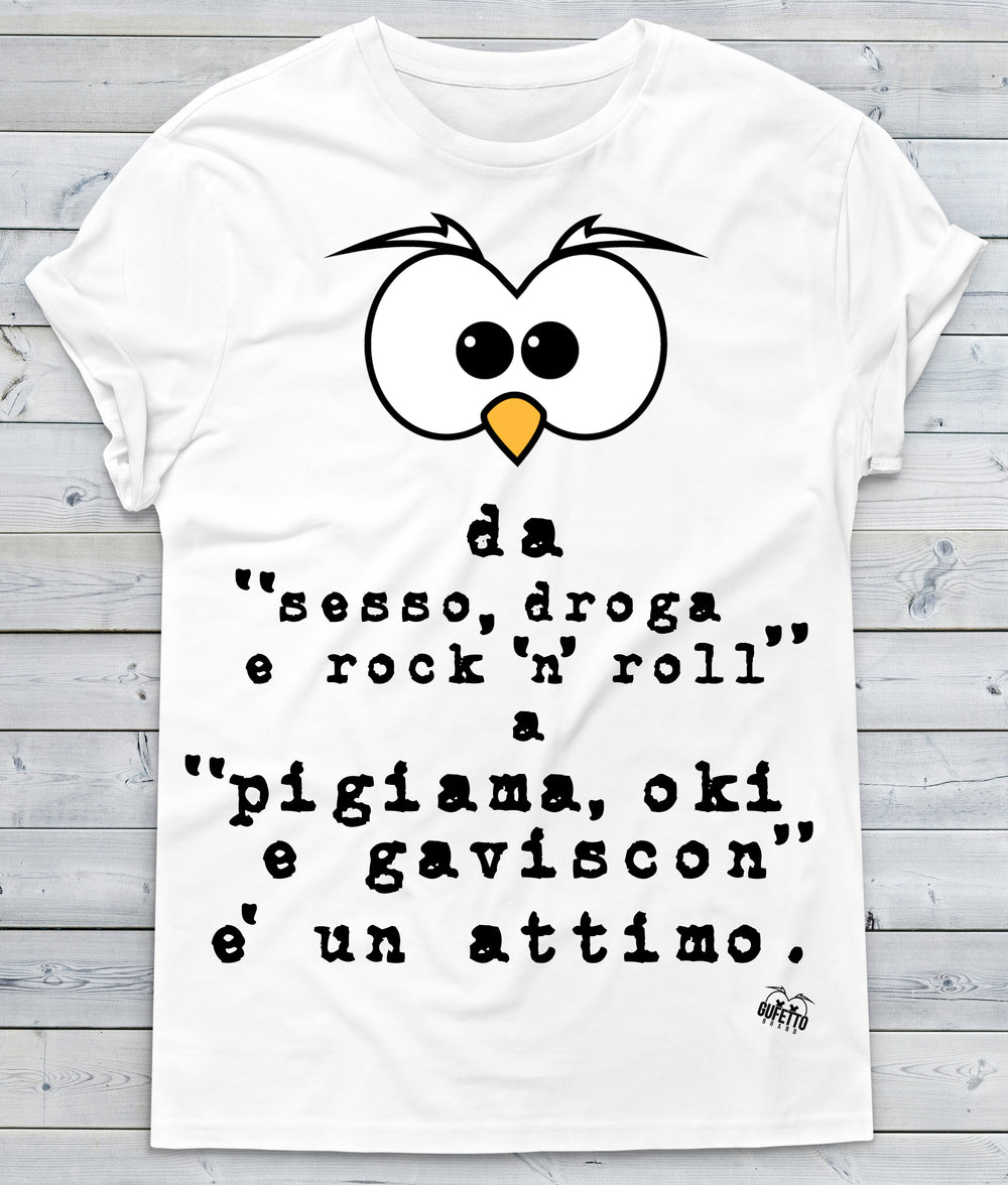 T-shirt Uomo Rock ( A284 ) - Gufetto Brand 