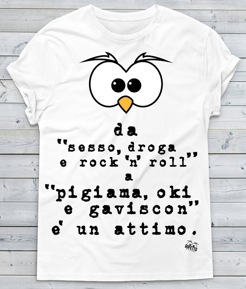 T-shirt Donna Rock ( A284 ) - Gufetto Brand 