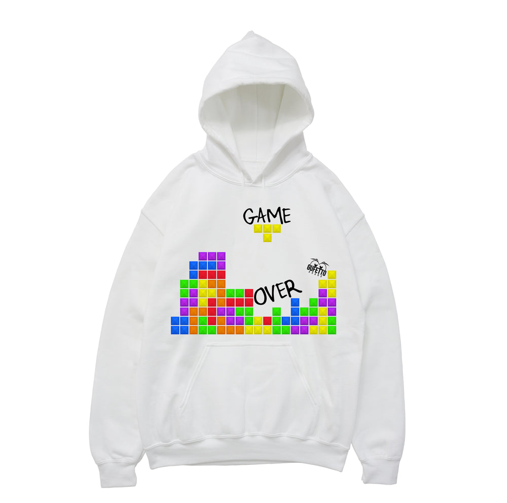 Felpa uomo  GAME OVER ( A476 ) - Gufetto Brand 