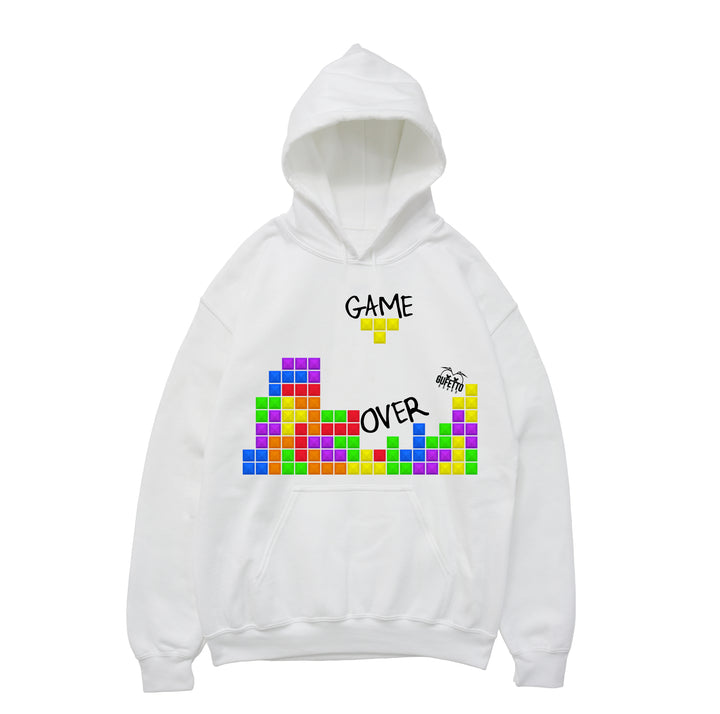 Felpa uomo  GAME OVER ( A476 ) - Gufetto Brand 