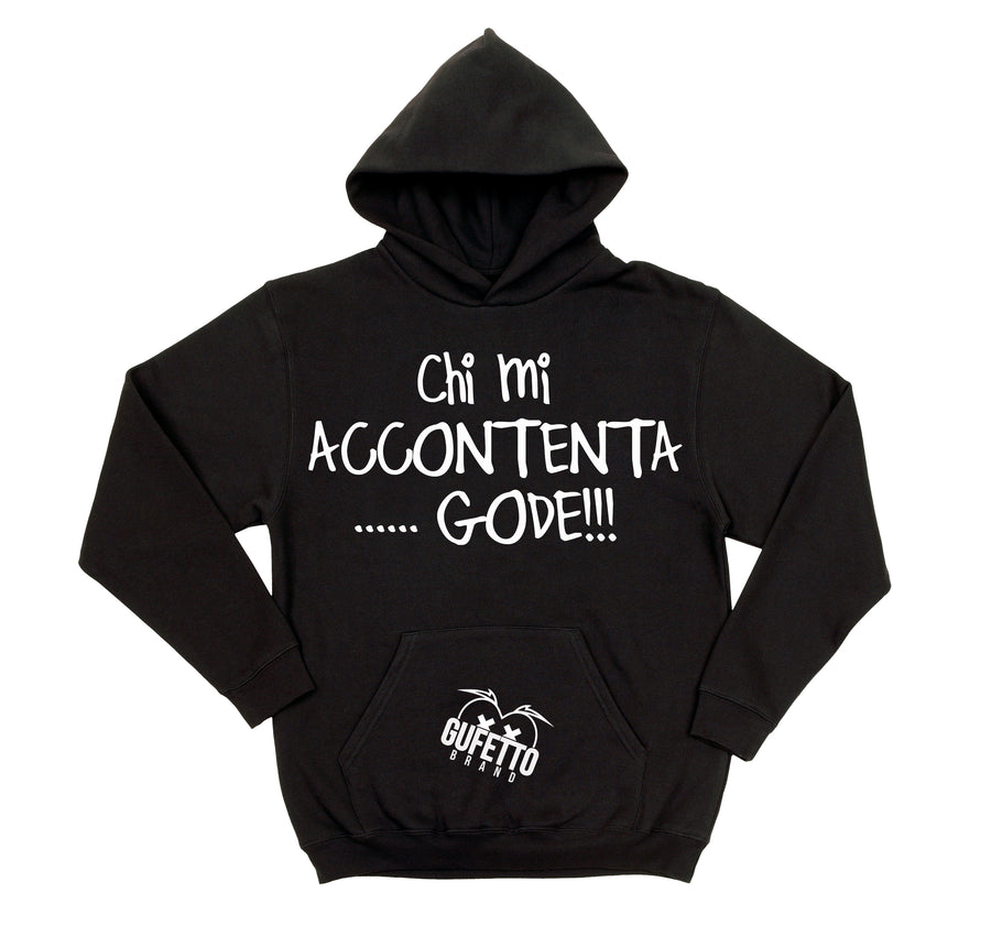 Felpa uomo  Chi mi ( M296 ) - Gufetto Brand 