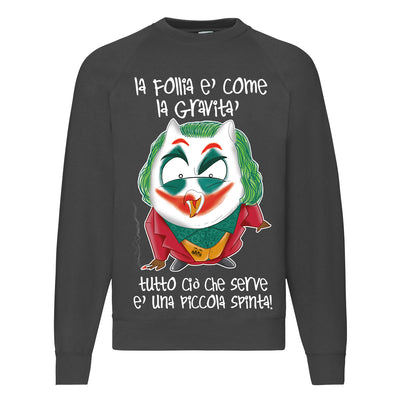 Felpa Classic  Uomo Donna Gufetto Joker ( H501 ) - Gufetto Brand 