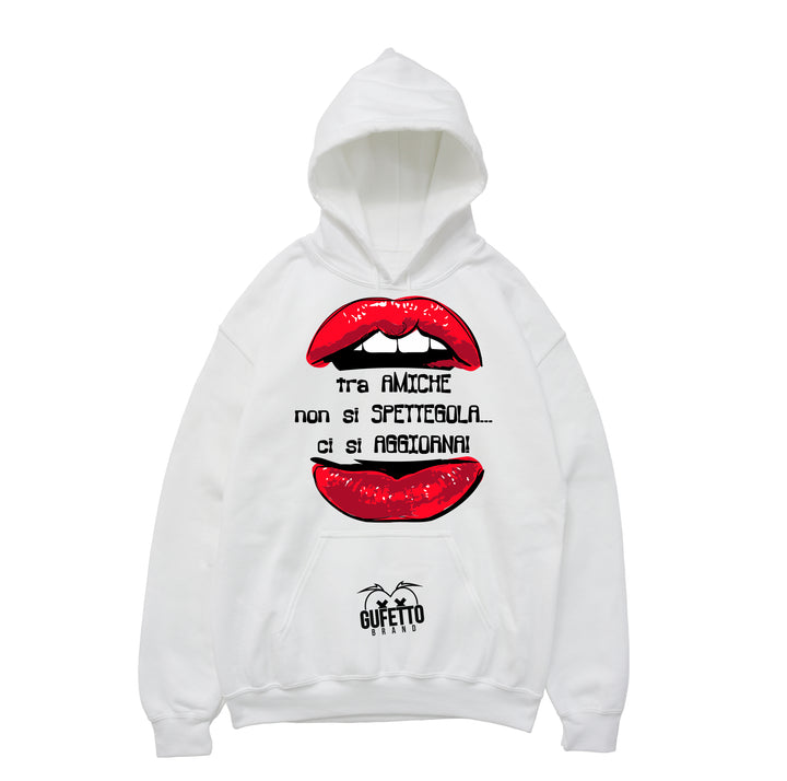Felpa donna Tra Amiche ( Y378 ) - Gufetto Brand 