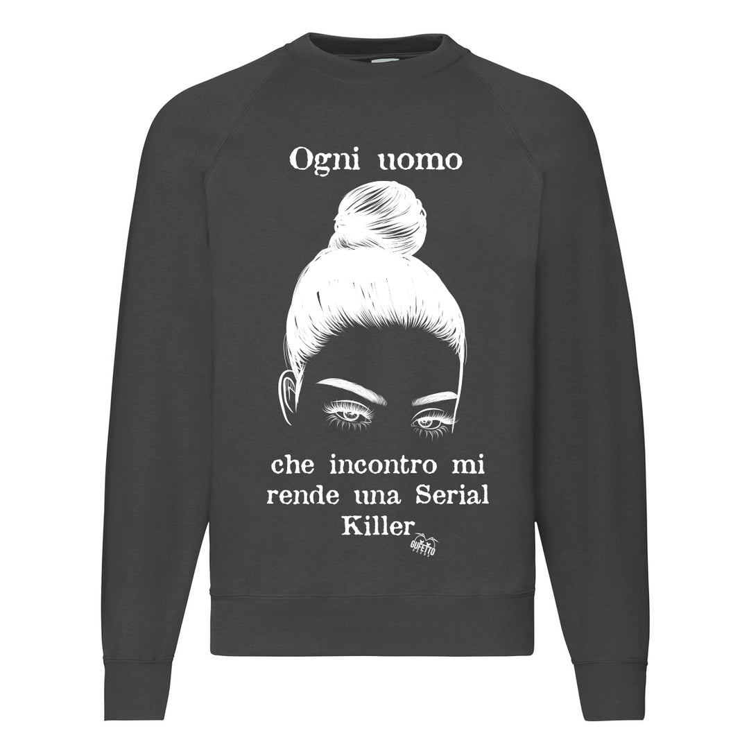 Felpa Classic Donna Ogni Uomo ( D472 ) - Gufetto Brand 
