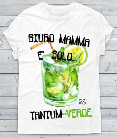 T-shirt Donna Tantum Verde - Gufetto Brand 