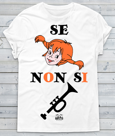 T-shirt Donna Pippi - Gufetto Brand 