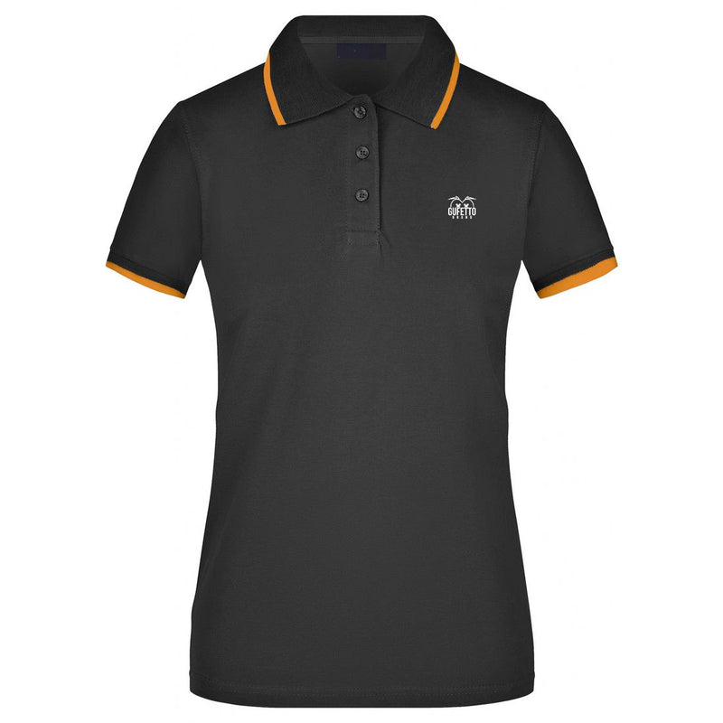 Polo Donna  Occhi Dark ( logo ricamato ) - Gufetto Brand 
