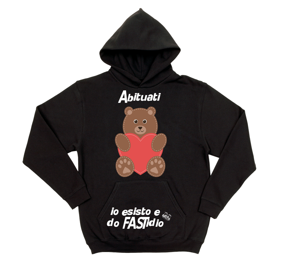 Felpa donna Abituati Baby Bear - Gufetto Brand 