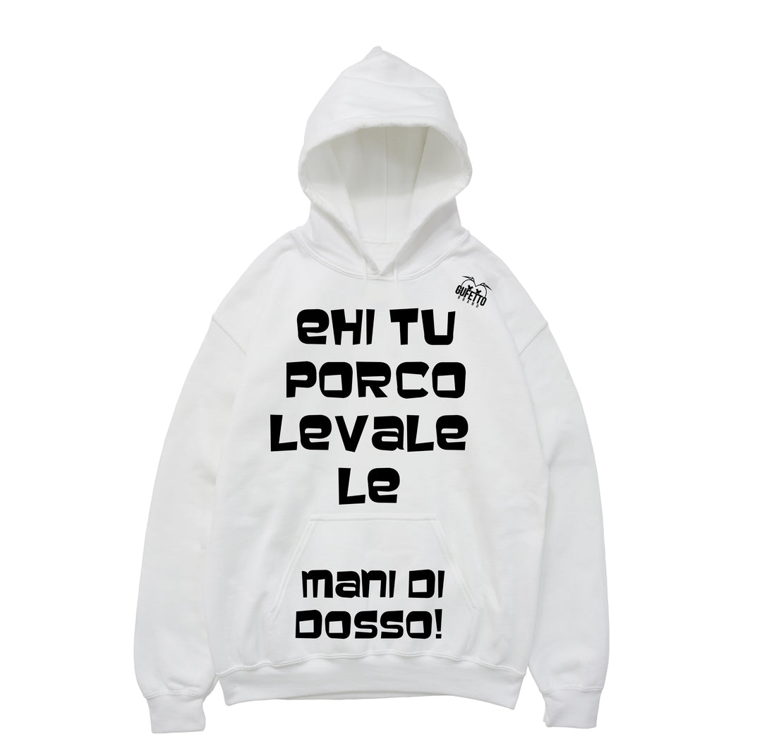 Felpa uomo Ehi tu - Gufetto Brand 
