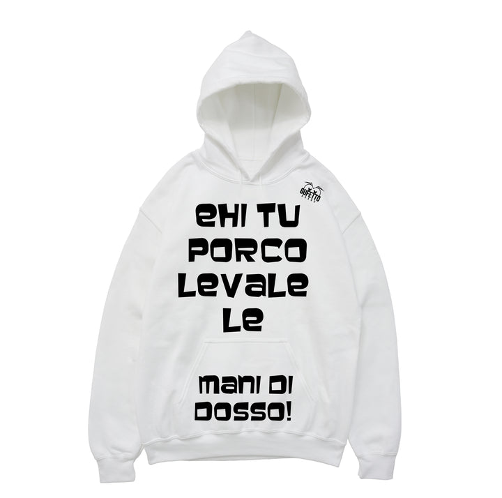 Felpa uomo Ehi tu - Gufetto Brand 