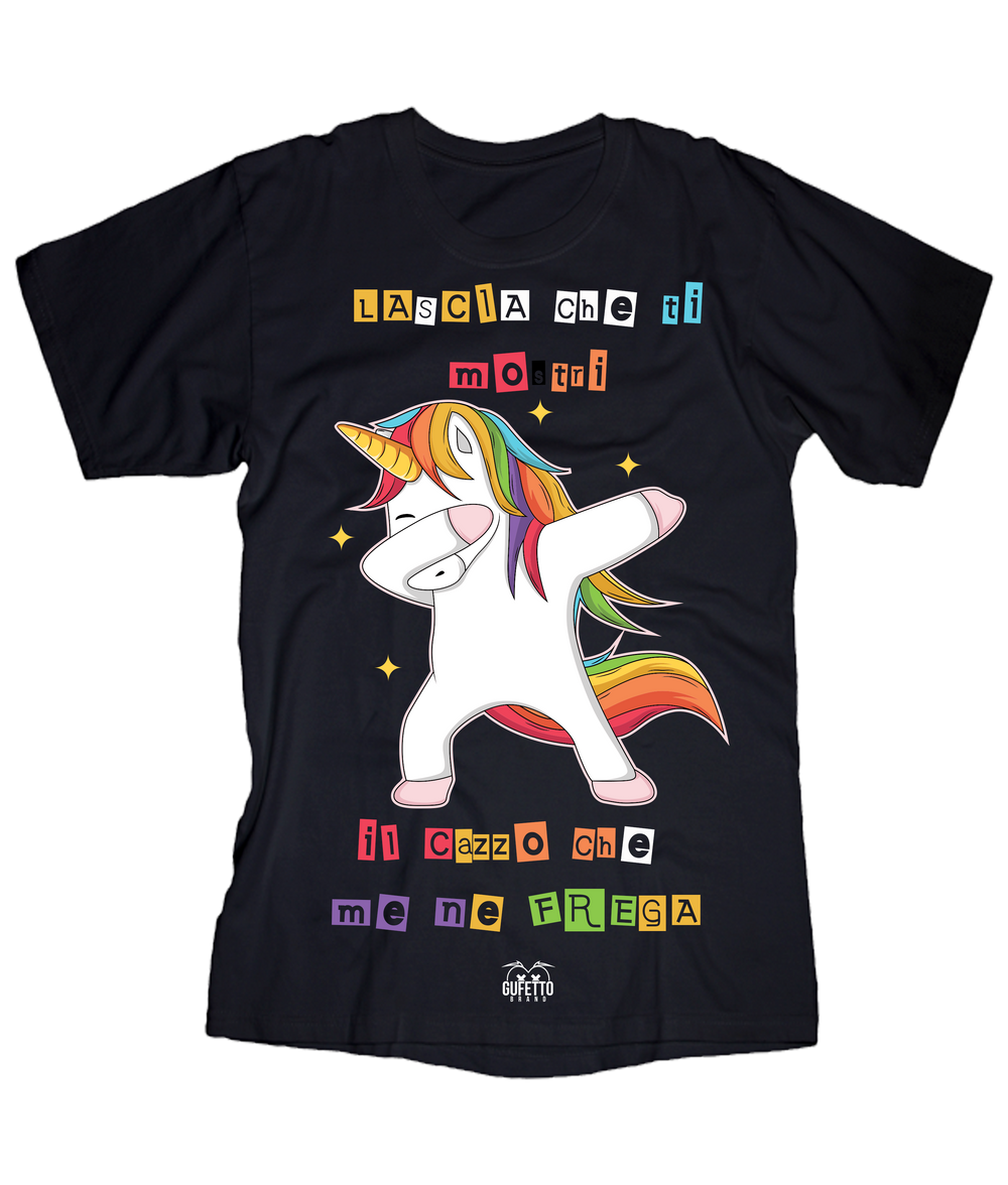 T-shirt Donna Lascia che ti mostri... Unicorn - Gufetto Brand 