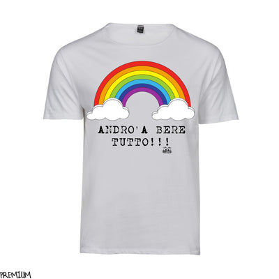 T-shirt Donna  Andrò a Bere Tutto ( K951 ) - Gufetto Brand 