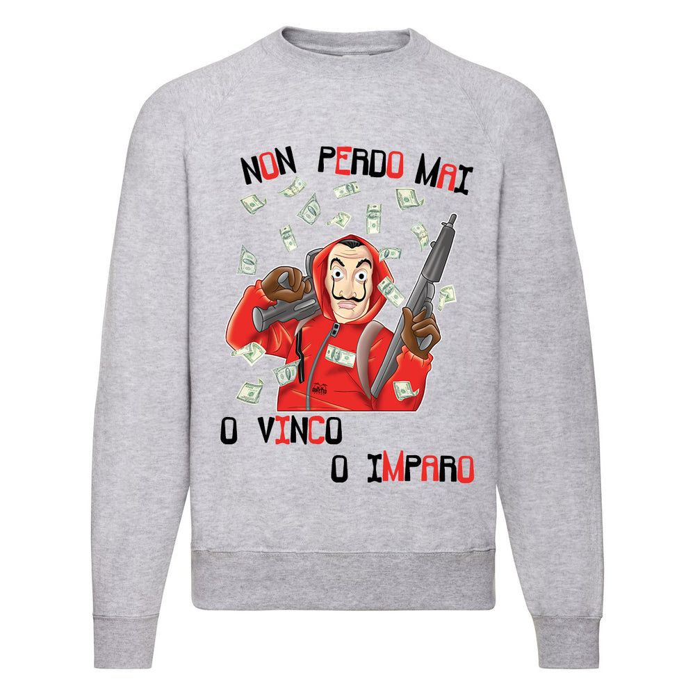 Felpa Classic  Uomo Donna Non Perdo ( U742 ) - Gufetto Brand 