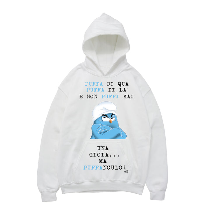 Felpa donna Puffanculo ( T378 ) - Gufetto Brand 