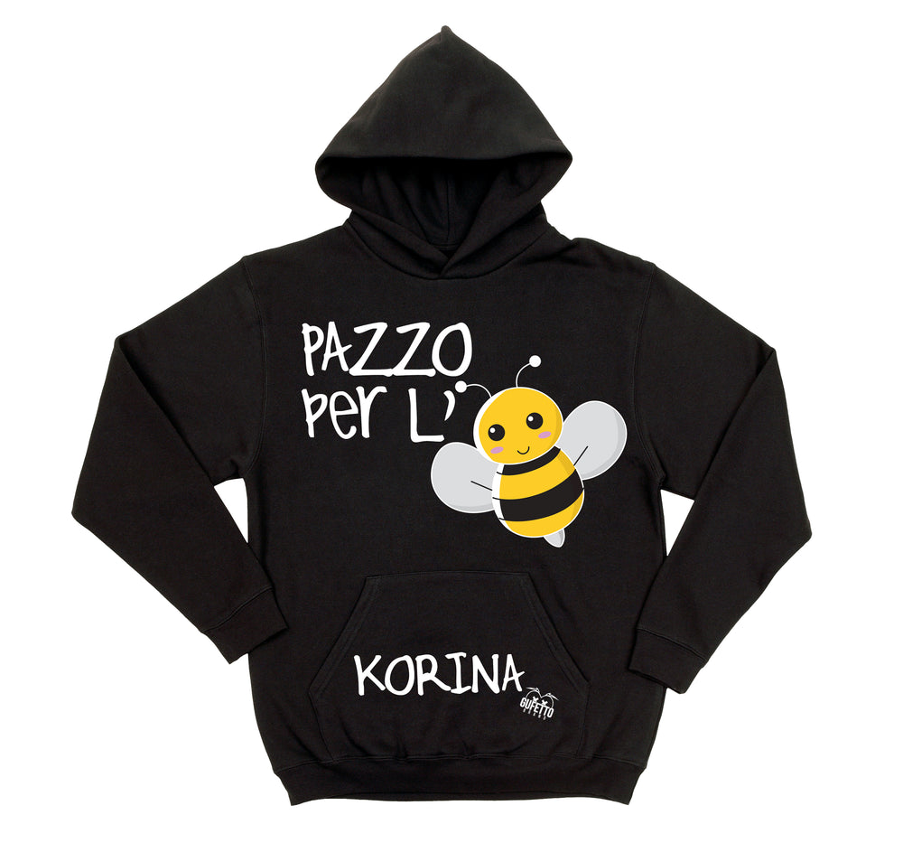 Felpa uomo PAZZO ( N402 ) - Gufetto Brand 
