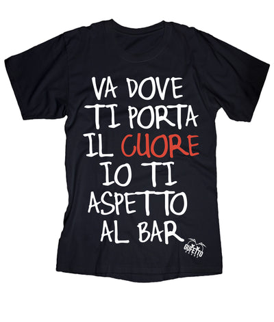 T-shirt Uomo Va Dove ( B904 ) - Gufetto Brand 