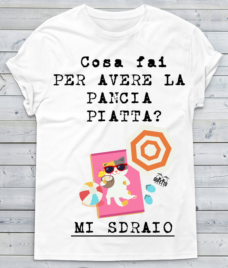 T-shirt Uomo Pancia Piatta - Gufetto Brand 