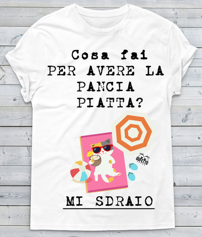 T-shirt Donna Pancia Piatta - Gufetto Brand 