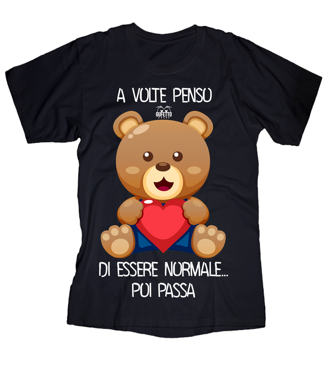 T-shirt Donna Baby Bear Cuore - Gufetto Brand 