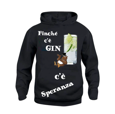 Felpa donna Gin - Gufetto Brand 