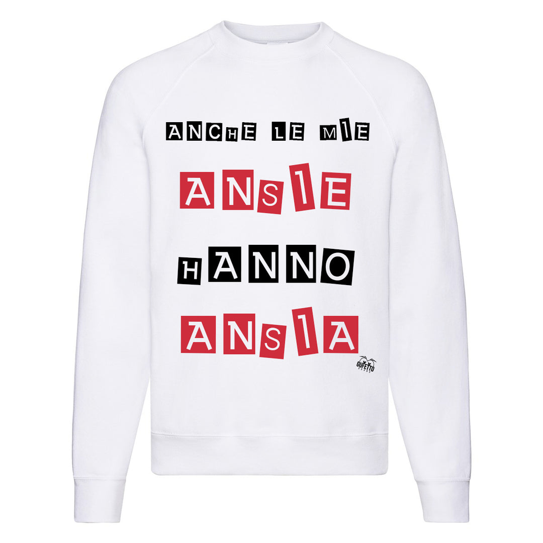 Felpa Classic  Uomo Donna  Ansie ( Z268 ) - Gufetto Brand 