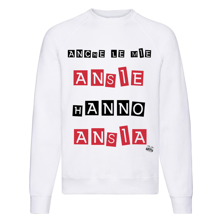 Felpa Classic  Uomo Donna  Ansie ( Z268 ) - Gufetto Brand 