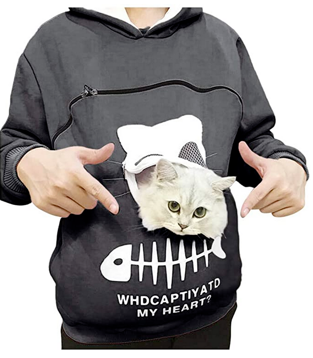 Felpa PORTA GATTO Donna ( Spedizione in 15/20 giorni ) - Gufetto Brand 