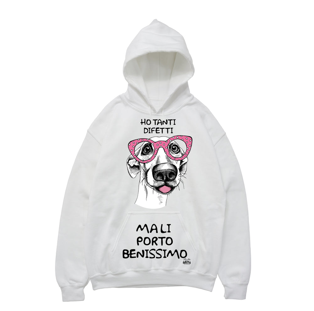 Felpa uomo Ho tanti difetti ( E9418 ) - Gufetto Brand 