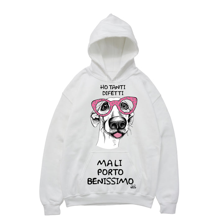 Felpa uomo Ho tanti difetti ( E9418 ) - Gufetto Brand 