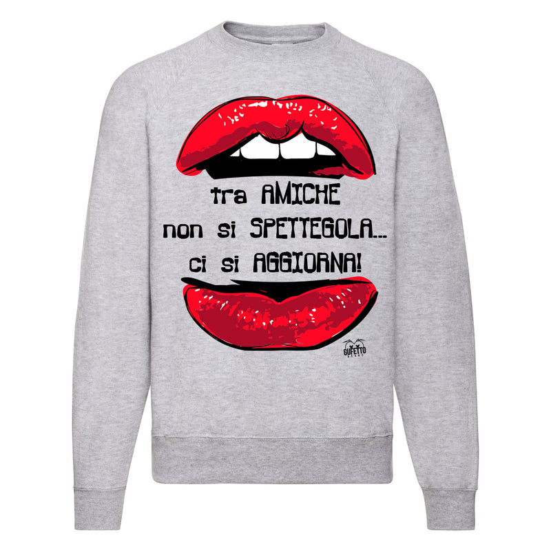 Felpa Classic   Donna Tra Amiche ( Y378 ) - Gufetto Brand 
