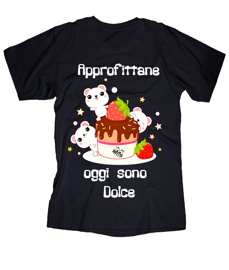 T-shirt Donna Approfittane... Kawaii Edition - Gufetto Brand 