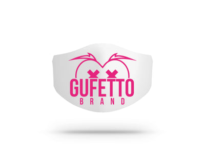 Mascherina in cotone Uomo Donna Logo Gufetto Brand Fucsia ( H4902 ) - Gufetto Brand 