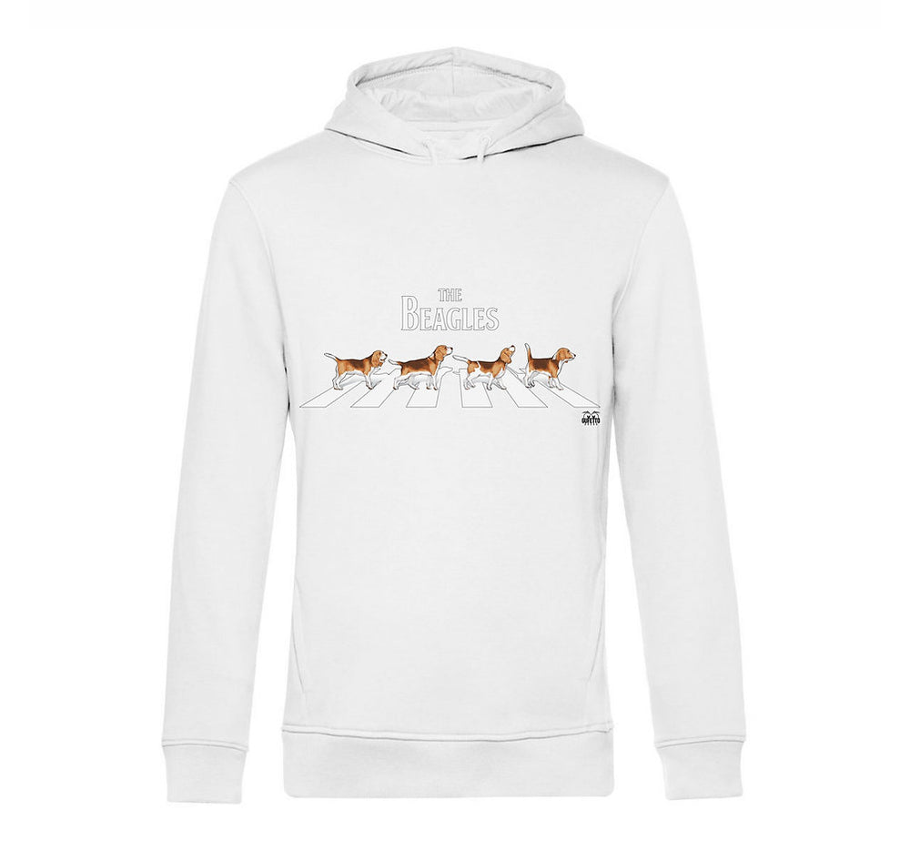 Felpa uomo The Beagles ( B342189 ) - Gufetto Brand 