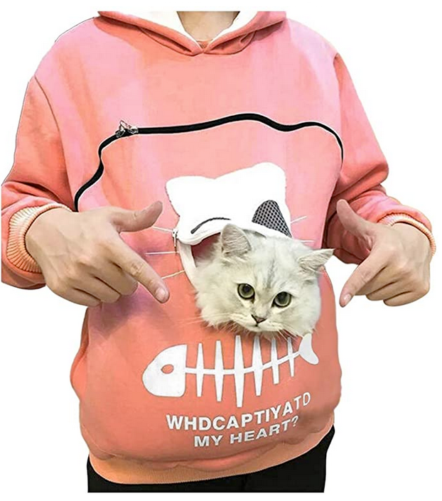 Felpa PORTA GATTO Donna ( Spedizione in 15/20 giorni ) - Gufetto Brand 