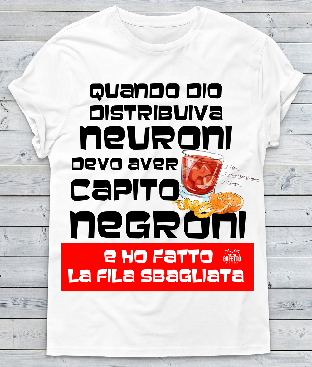 T-shirt Uomo Negroni - Gufetto Brand 