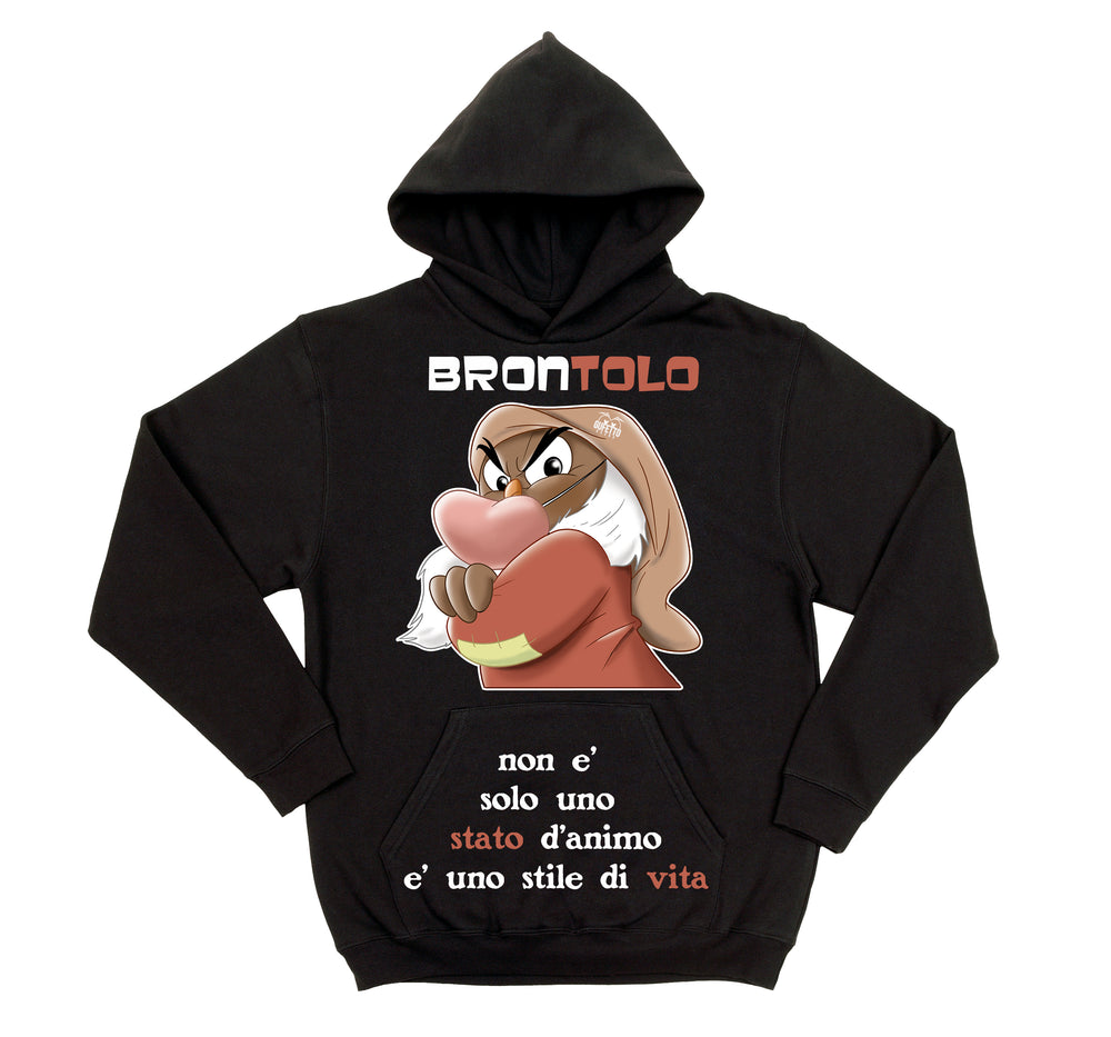 Felpa donna BRONTOLO 2.0 ( S321 ) - Gufetto Brand 