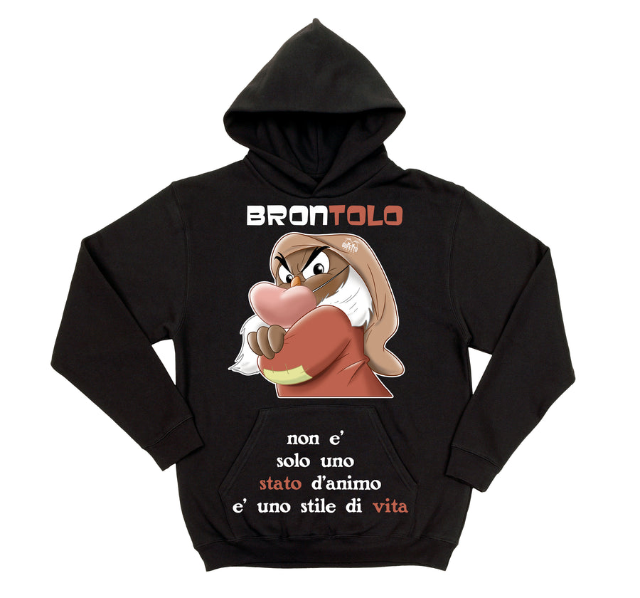 Felpa uomo BRONTOLO 2.0 ( S321 ) - Gufetto Brand 