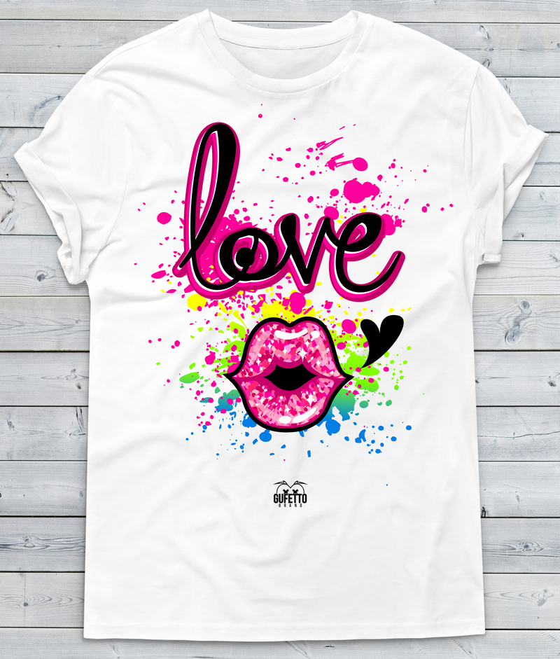T-shirt Donna Love - Gufetto Brand 