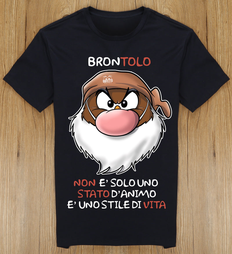T-shirt Uomo Brontolo 3.0 ( F9718 ) - Gufetto Brand 
