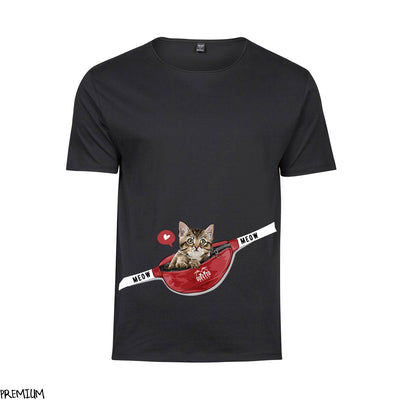 T-shirt Uomo Cat Meow ( L741 ) - Gufetto Brand 